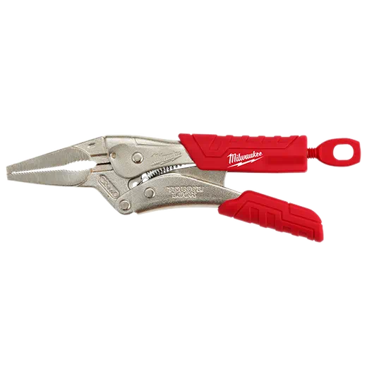 6 In. Torque Lock Long Nose Locking Pliers With Grip