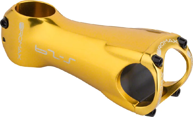 S-29 Stem - 100mm, 31.8 Clamp, +/-0, 1 1/8in, Aluminum, Gold