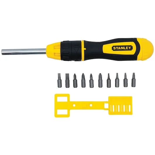 10 Piece Multi-bit Ratchet Screwdriver