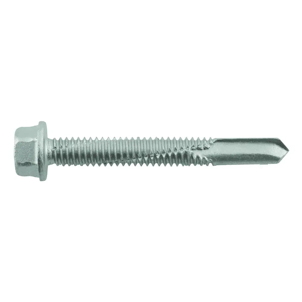 ELCO BI-FLEXÂ® 1/4-20" x 2" 5-Point Hex Washer Head Self Drill Screw - 1500 Qty