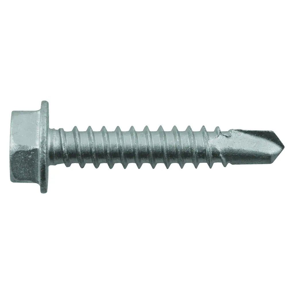 ELCO BI-FLEXÂ® 10-16" x 1" 2-Point Hex Washer Head Self Drill Screw - 5000 Qty