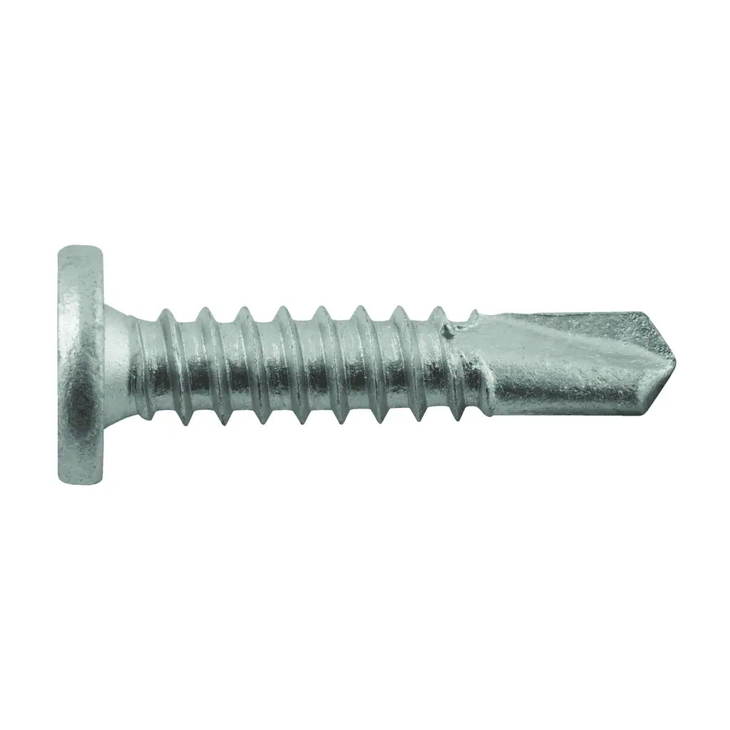 ELCO BI-FLEXÂ® 12-14" x 1" 3-Point Phillips Pancake Head Self Drill Screw - 1900 Qty