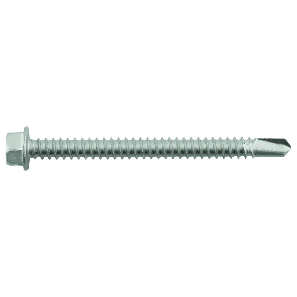 ELCO BI-FLEXÂ® 12-14" x 2-1/2" 3-Point Hex Washer Head Self Drill Screw - 1000 Qty