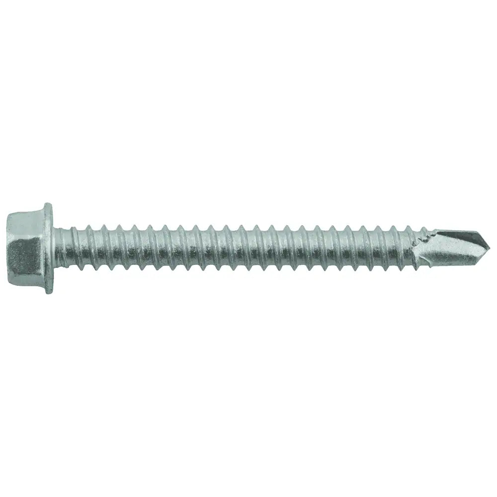 ELCO BI-FLEXÂ® 12-14" x 2" 2-Point Hex Washer Head Self Drill Screw - 100 Qty