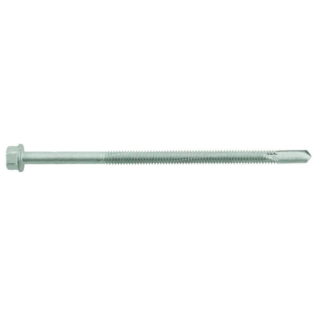 ELCO BI-FLEXÂ® 1/4-20" x 5" 5-Point Hex Washer Head Self Drill Screw - 250 Qty