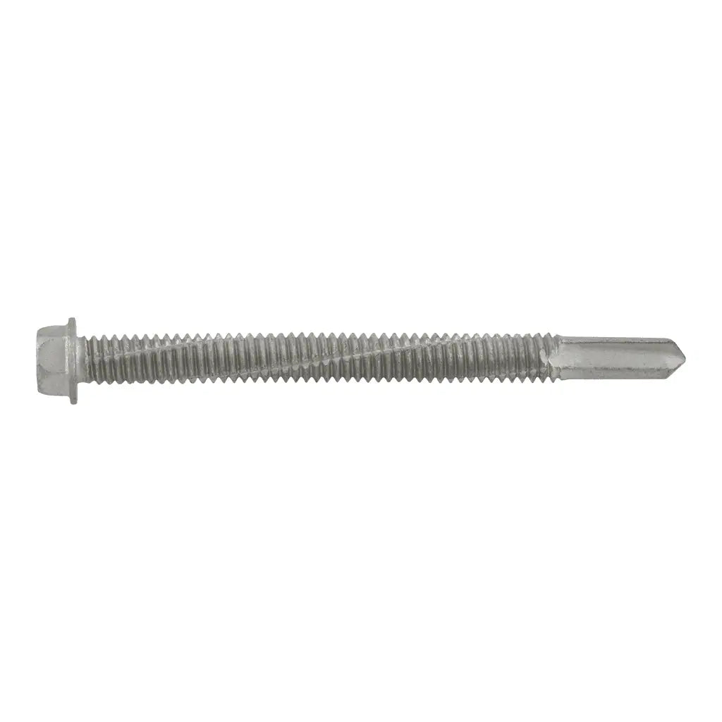 ELCO DRILITÂ® 1/4-20" x 3" 2-Point Hex Washer Head Self Drill Screw - 1000 Qty