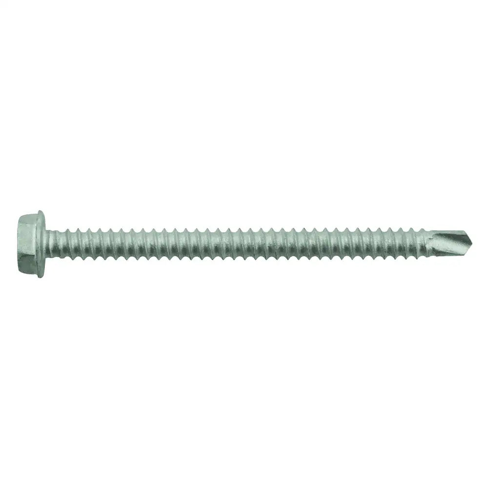 ELCO DRIL-FLEXÂ® 10-16" x 2-1/2" 3-Point Hex Washer Head Self Drill Screw - 100 Qty