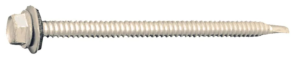 Daggerzâ„¢ 14" x 3" Self Drill Screws with Bonded Washer - 1000 Qty