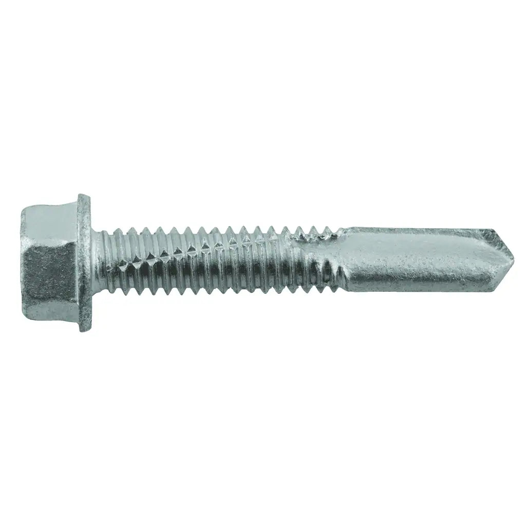 ELCO BI-FLEXÂ® 1/4-20" x 1-1/2" 5-Point Hex Washer Head Self Drill Screw - 1000 Qty