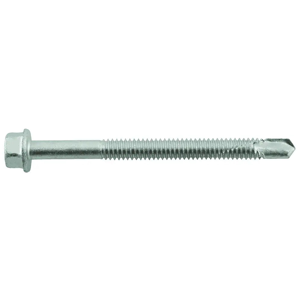 ELCO BI-FLEXÂ® 1/4-20" x 3" 5-Point Hex Washer Head Self Drill Screw - 500 Qty