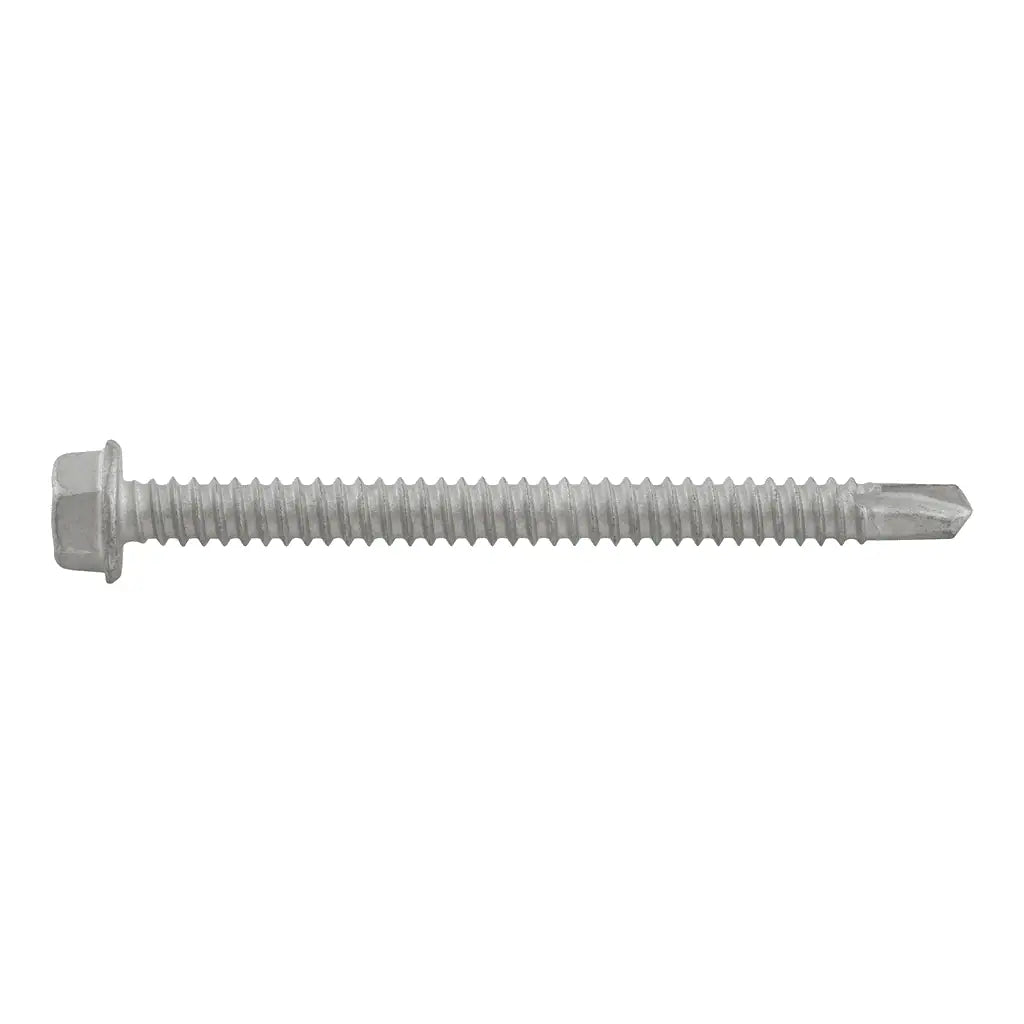 ELCO DRILITÂ® 1/4-14" x 3" 3-Point Hex Washer Head Self Drill Screw - 100 Qty