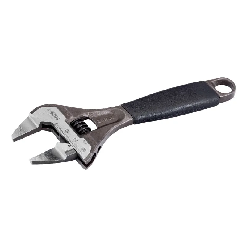 Bahco 9029-T 170mm (6") Ergo Rubber Handle Thin Jaw Adjustable Wrench