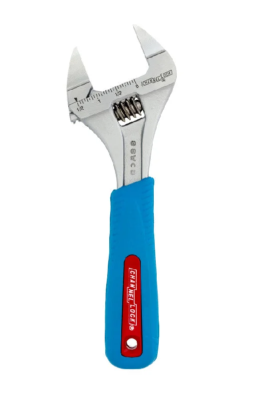 Channellock 8SWCB 8-Inch CODE BLUE® WIDEAZZ® Slim Jaw Adjustable Wrench