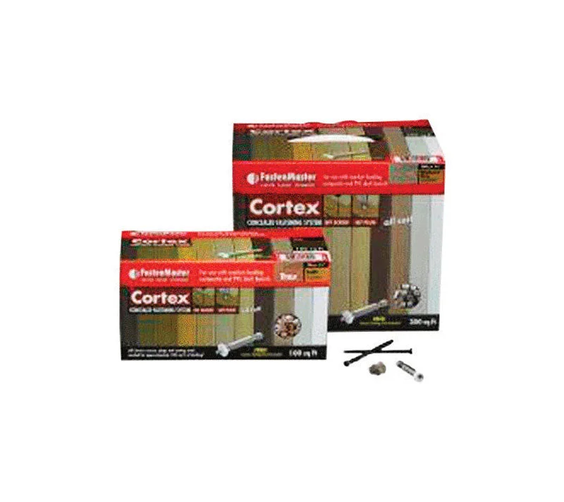 FastenMaster Cortex 2-3/4 in. L Saddle Torx Ttap Star Head Deck Screws and Plugs Kit 1 pk