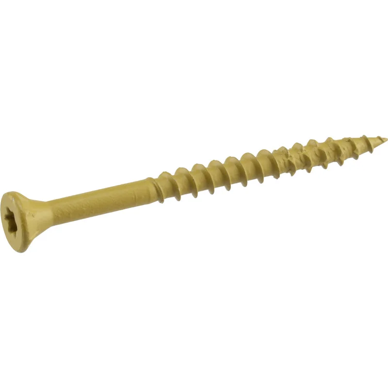 Deck Plus No. 10  x 2-1/2 in. L Star Flat Head Exterior Deck Screws 40 pk