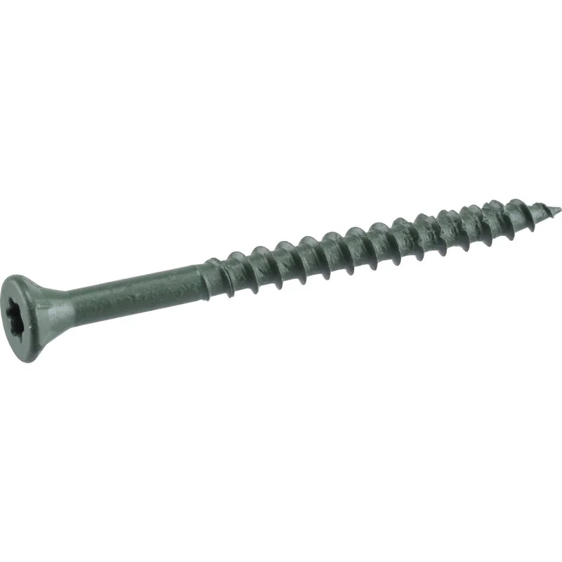 Deck Plus No. 10  x 4 in. L Star Flat Head Exterior Deck Screws 1 lb.