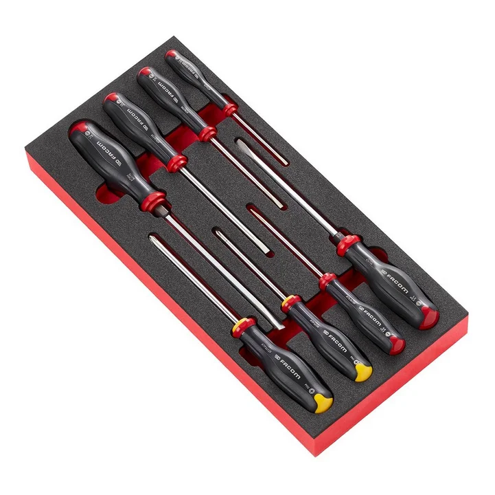 Facom MODM.AT1 8pce Protwist Phillips & Slotted Screwdriver Set