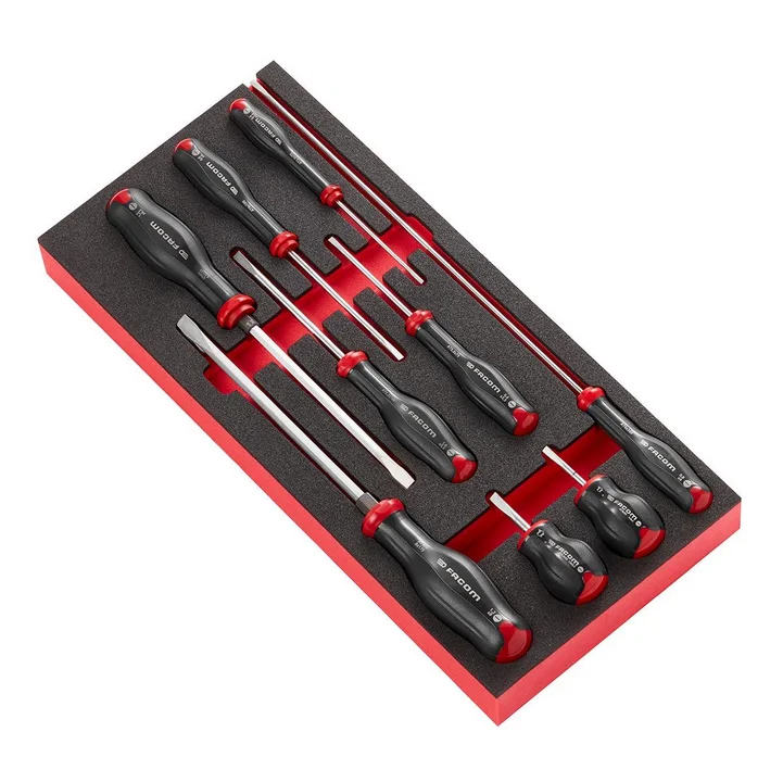 Facom MODM.AT4 9pce Protwist Slotted Screwdriver Set