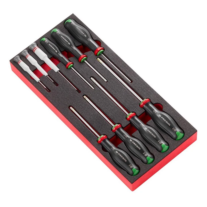 Facom MODM.AT6 10pce Protwist Security Torx and Micro-Tech Torx Screwdriver Set