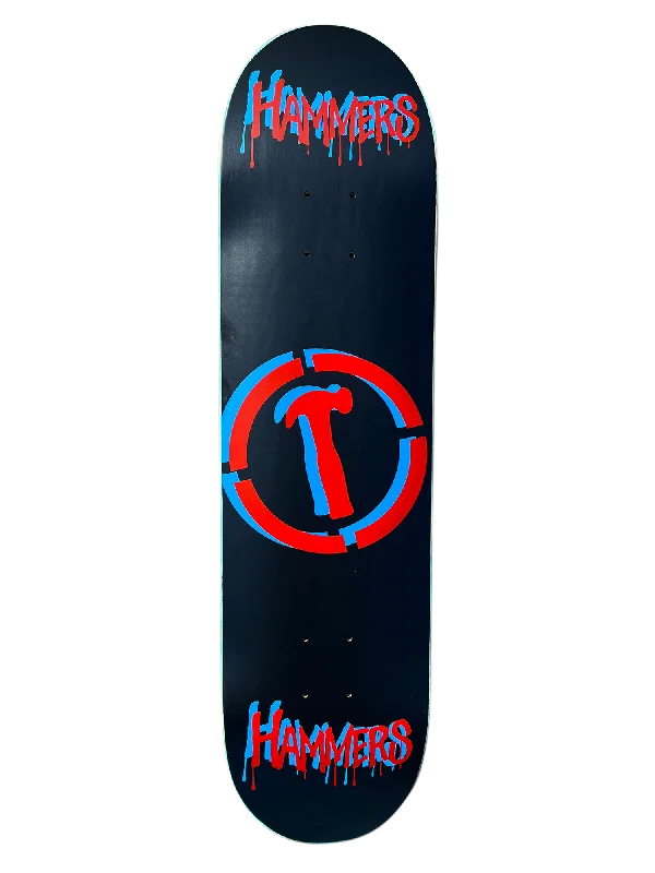 Hammers 3d logo deck 8.0