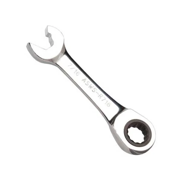 Jonard Tools Ratcheting Speed Wrench Stubby 7/16"