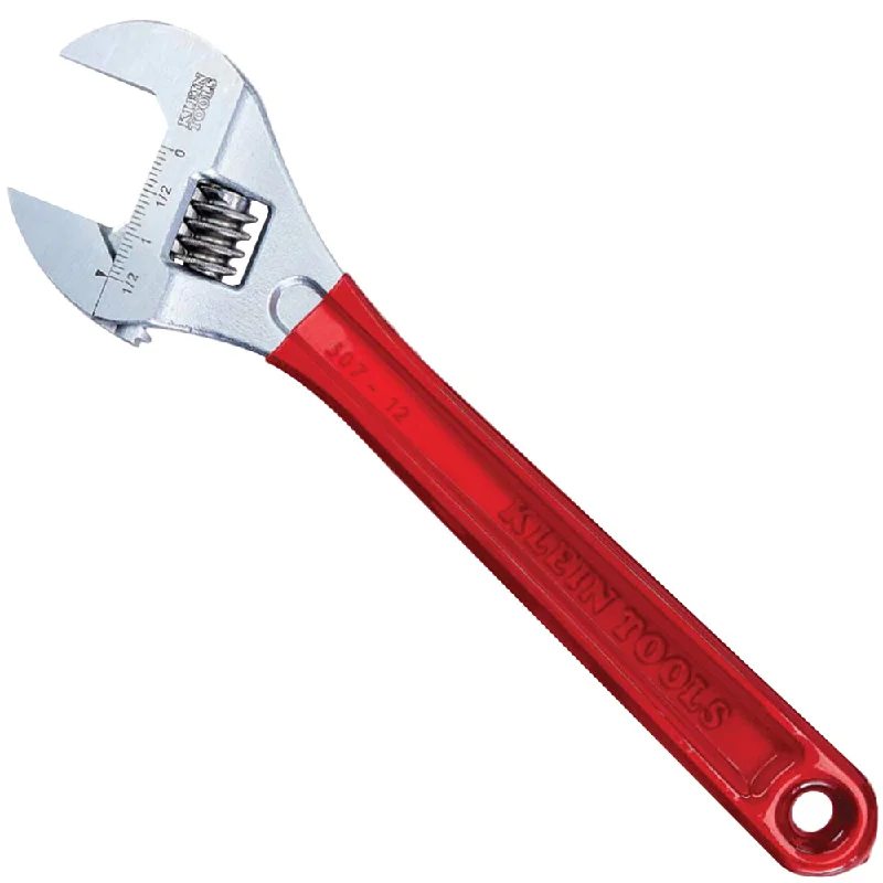 Klein Tools D507-12 Adjustable Wrench Extra Capacity, 12-Inch