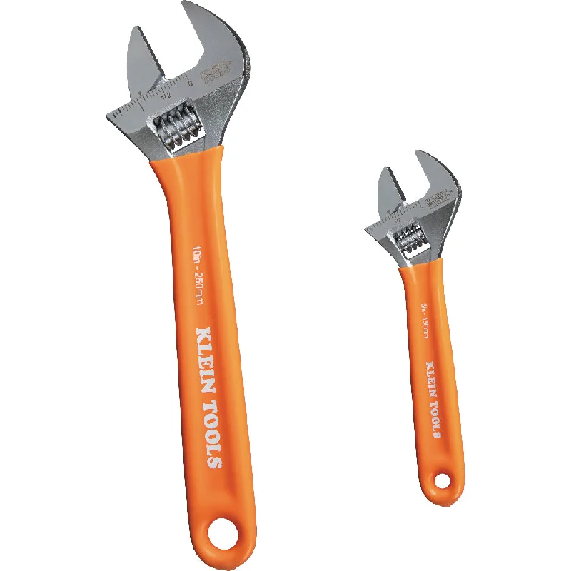 Klein Tools D5072 Extra-Capacity Adjustable Wrenches, 2-Piece (D507-2)