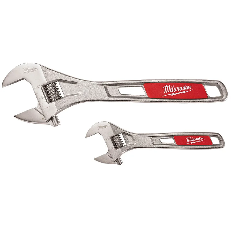 Milwaukee 48-22-7400 6 and 10-Inch Parallel Jaw Adjustable Wrench Set - 2pc