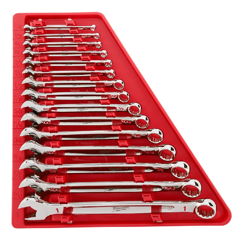 Milwaukee 48-22-9415 15-Piece Standard Open-End Combination Wrench Set