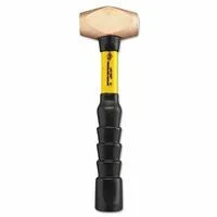 Nupla 30-025 Brass Sledge Hammers, 2 1/2 lb, SG Grip Handle (1 EA)