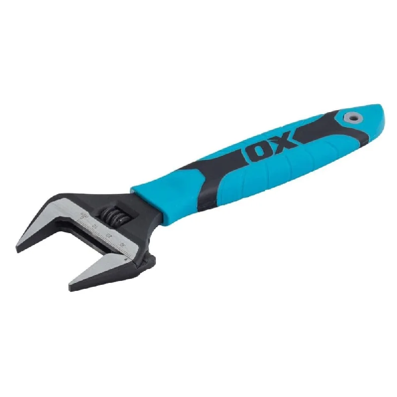 OX Professional OX-P324608 200mm (8") Ultra Wide Jaw Adjustable Wrench