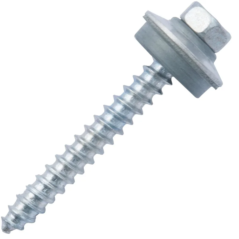 Palram Americas Woodtite No. 16  x 2 in. L Hex Galvanized Wood Screws 50 pk