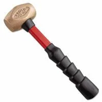 Proto 1432G Brass Hammers, 2.6 lb, 1 3/4 in Head Width (1 EA)