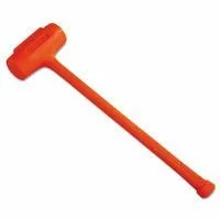 Stanley 57-552 Compo-Cast Sledge Model Soft Face Hammers, 10 1/2 lb Head, 3 in Dia., Orange 1 EA