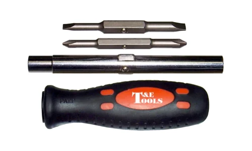 T&E 6-In-1 Multi-Tip Screwdriver