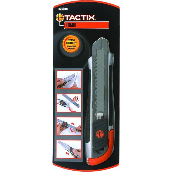 Tactix Knife Snap-Off 18Mm Zinc-Al Alloy | Cutting Tools - Knives