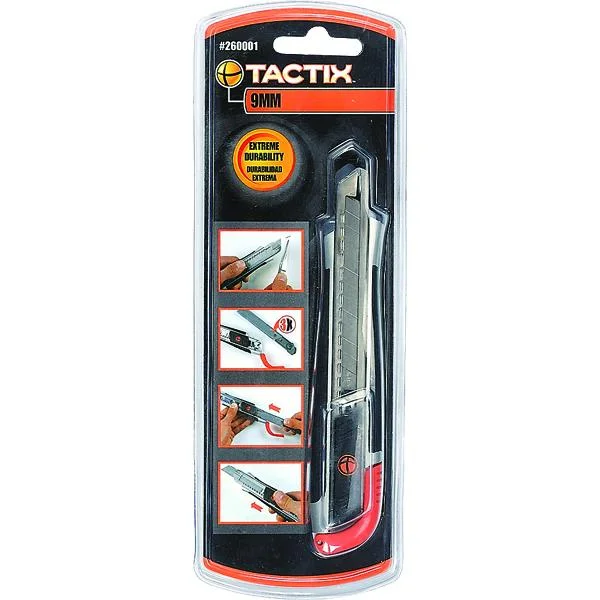 Tactix Knife Snap-Off 9Mm Zinc-Al Alloy Handle | Cutting Tools - Knives