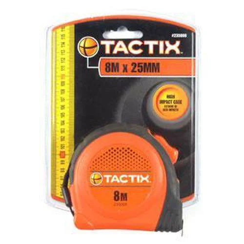 Tactix Tape Measure 8M X 25Mm - Basic | Measuring Tools - Tapes & Rules