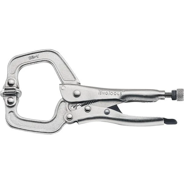 Teng 11In C-Clamp Locking Plier (Np) W/Swivel Pad | Pliers - Vice Grips