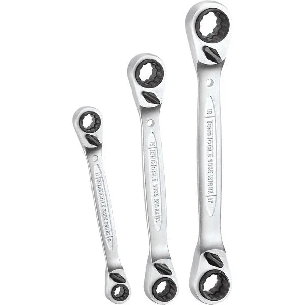 Teng 3Pc Multi-Drive Ratchet Ring Spanner Set | Wrenches & Spanners - Sets