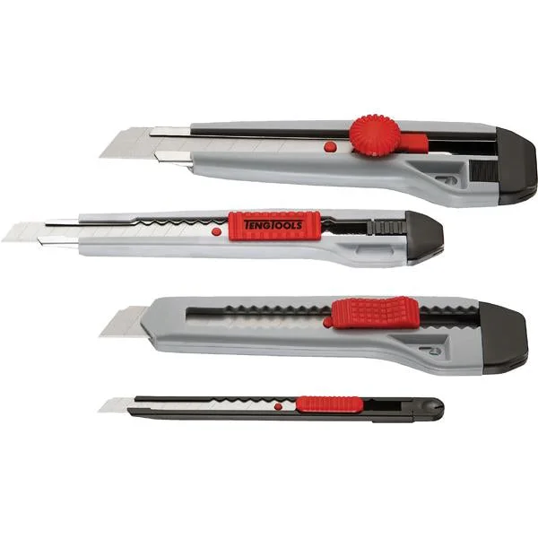 Teng 4Pc Snap-Off Blade Box Knife Set | Cutting Tools - Sets