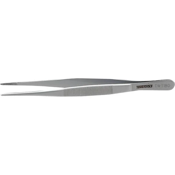 Teng Precision Tweezer 180Mm Straight Serrated | Pliers - Tweezers