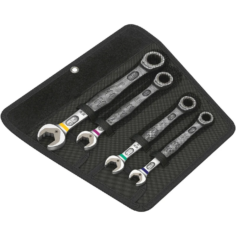 Wera 6000 Joker 4 Imperial Set 1 Set of ratcheting combination wrenches, Imperial, 4 pieces