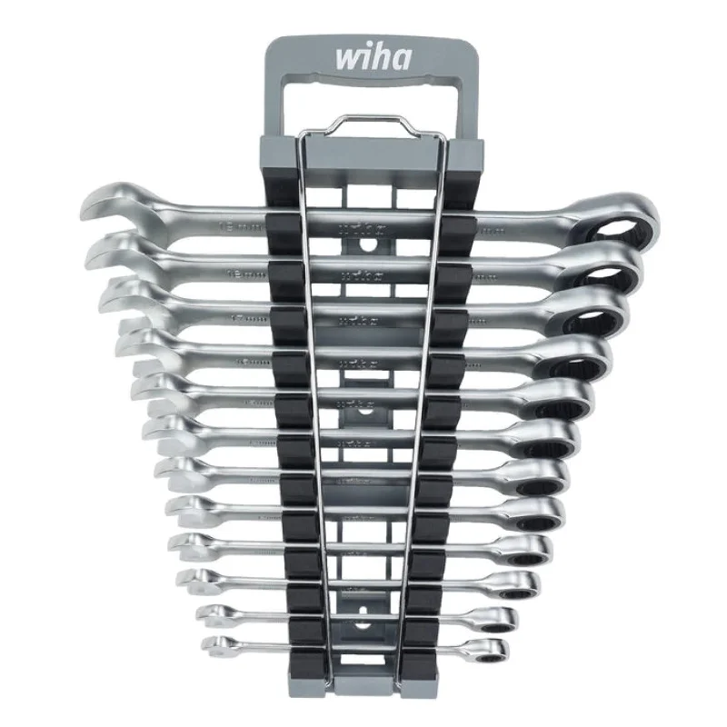 Wiha Tools 30391 Combination Metric Ratchet Wrenches, 12 Pc. Set