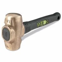 Wilton 90412 B.A.S.H Unbreakable Handle Brass Sledge Hammers, 12 in, 4 lb, Unbreakable Handle 1 EA