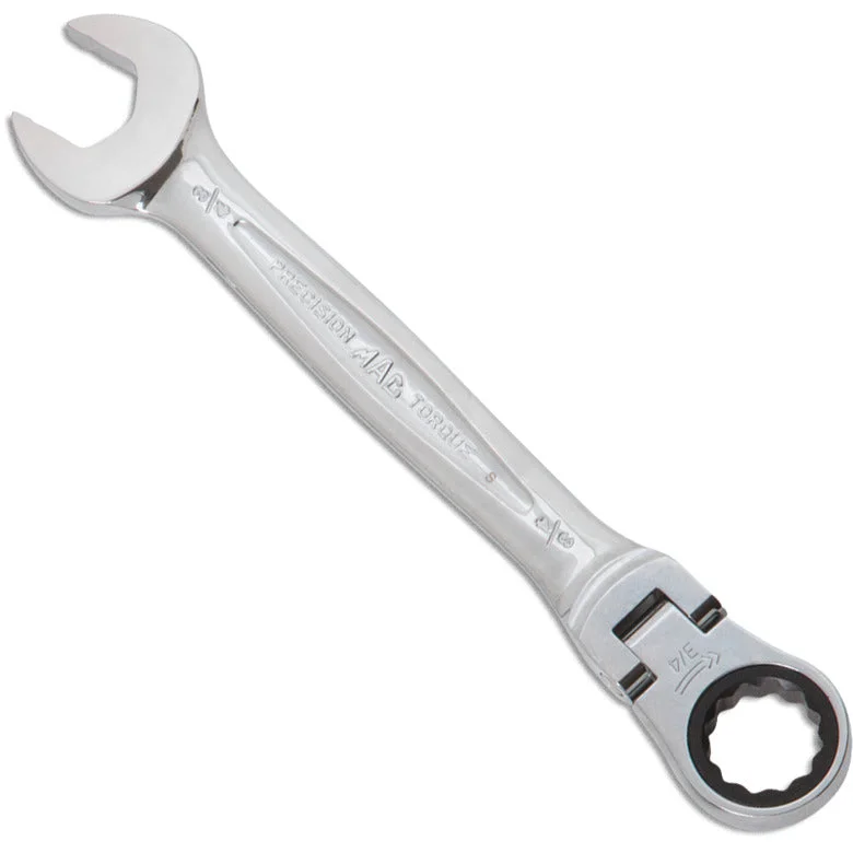 SAE Flex-Head Ratcheting Wrenches - 12-PT.