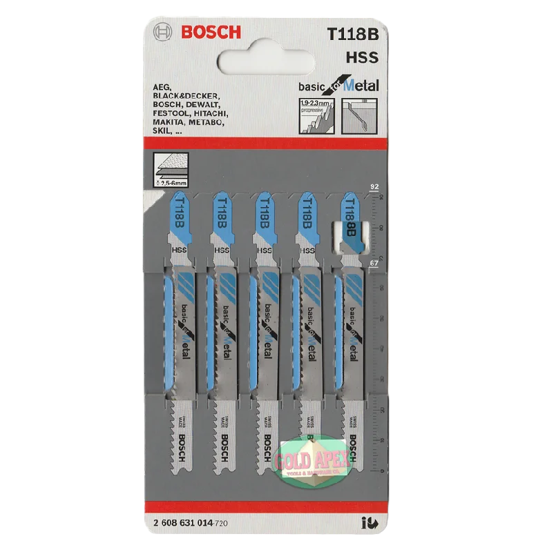 Bosch T118B Jigsaw Blade (Metal)