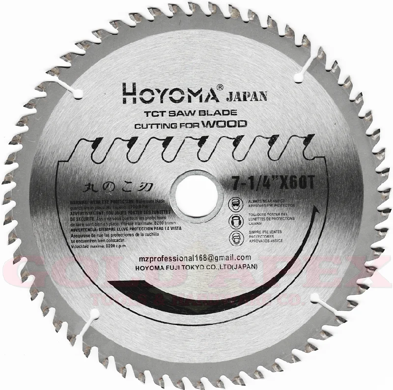 Hoyoma Circular Saw Blade 7-1/4" x 60T