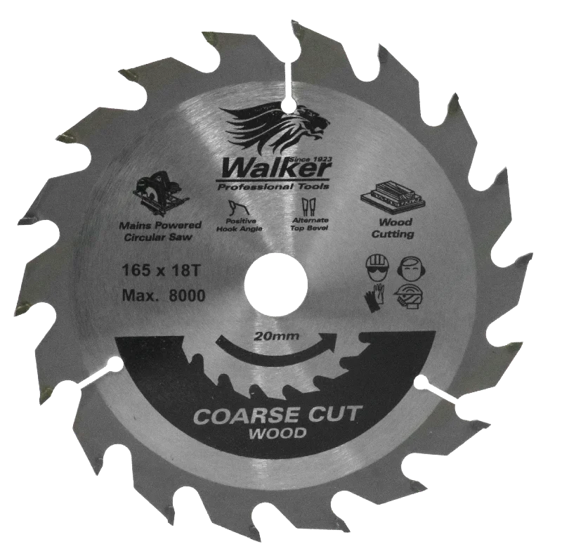 165 x 20B x 18T Course Cut Circular Saw Blade