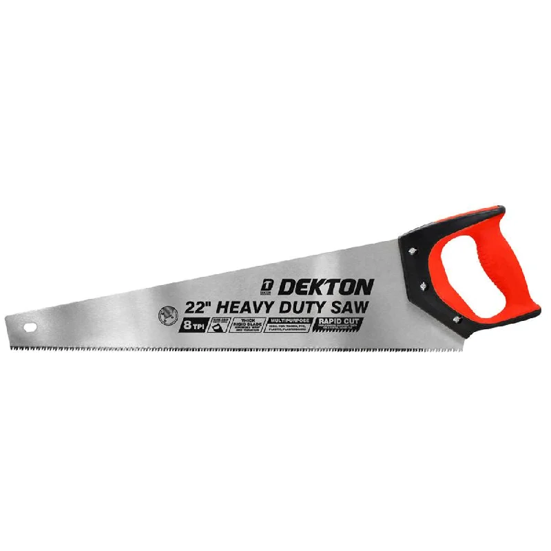 Dekton 22in Saw | Sure Grip Comfort Handle | Thick Rigid Blade